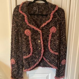 One Girl Who Bohemian style sweater. Size M
